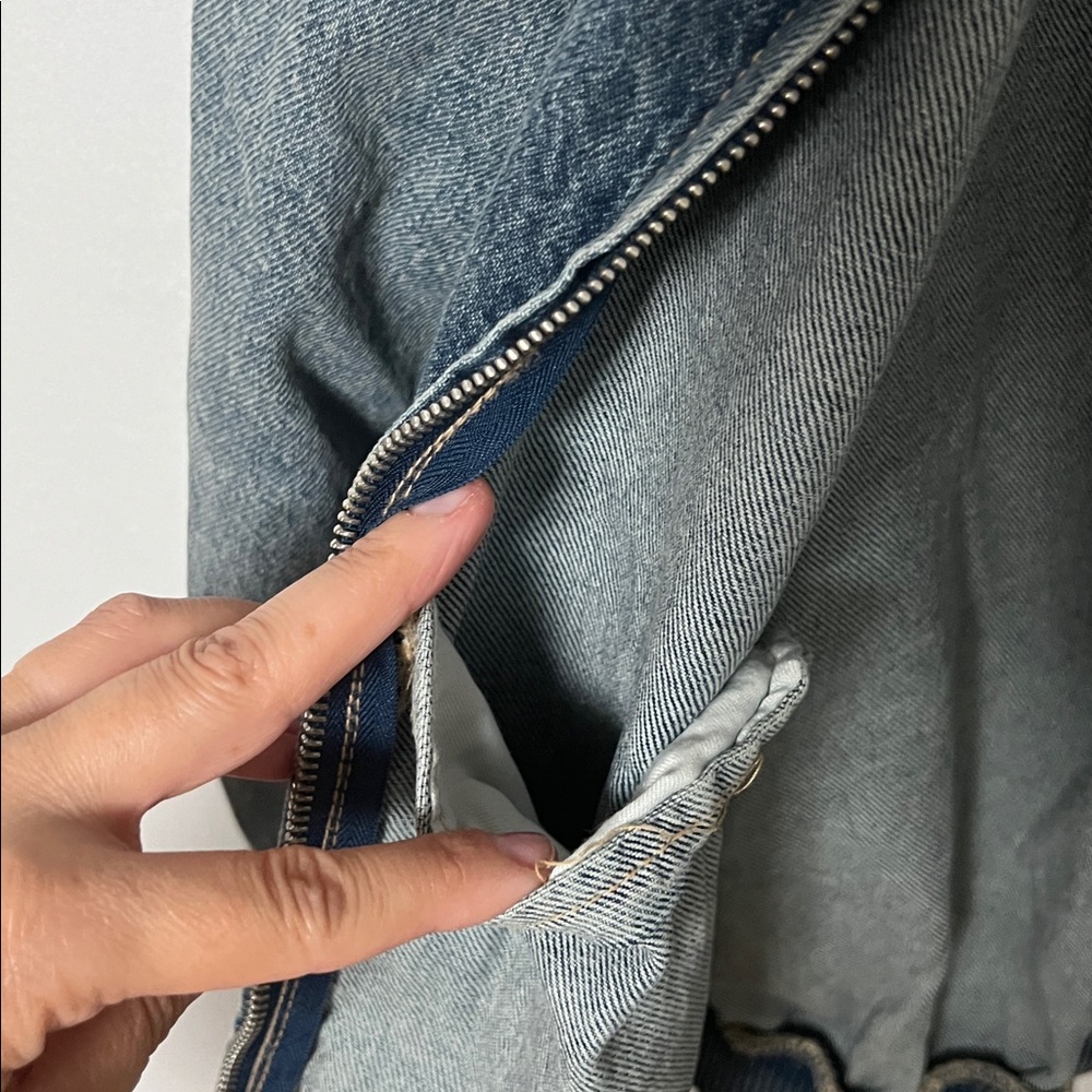 Zara Blue Denim Jacket - Picture 7 of 12